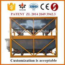 Silo ciment horizontal avec certificat CE et ISO pour usine de dosage en béton